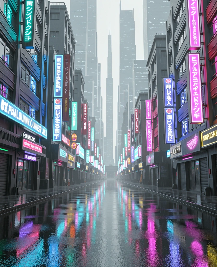 Cyberpunk environment developed by Noladujj