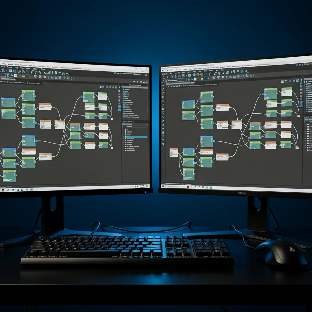 Technical game development shader graph